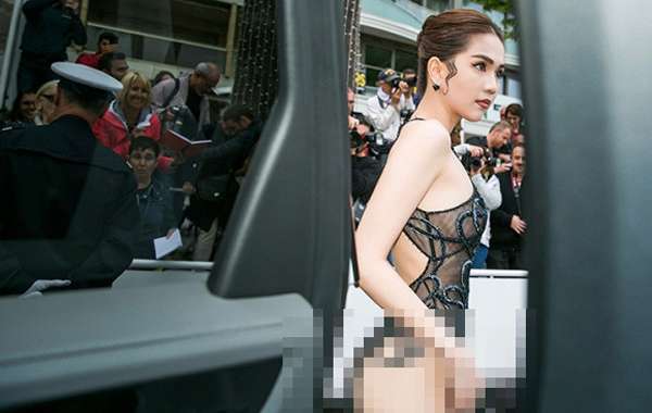 NTK trang phục cho Ngọc Trinh ở Cannes lên tiếng về bộ váy bị chê 'gợi dục'