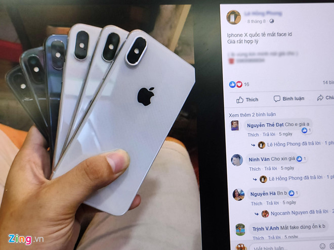 iPhone X mat Face ID tran ve Viet Nam, gia tu 10 trieu dong hinh anh 1 