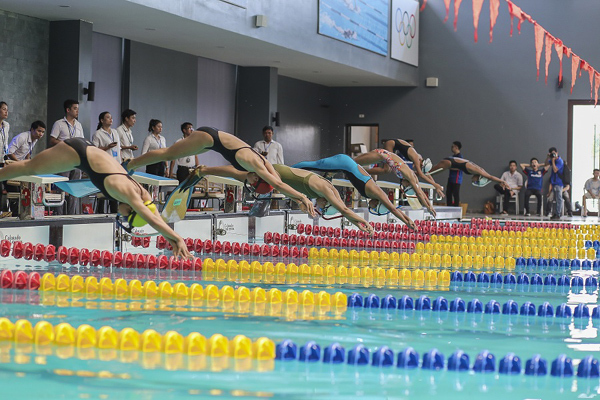 Sôi động giải bơi, lặn cấp quốc gia tranh cúp Sun Sport Complex 2019