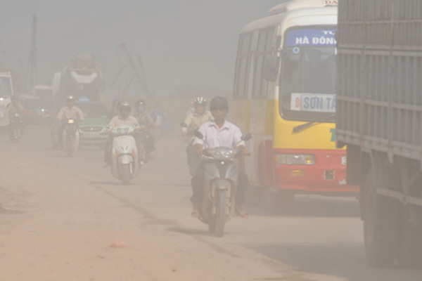 Kiểm tra báo cáo 2019 về ô nhiễm của Hà Nội dùng số liệu 2005