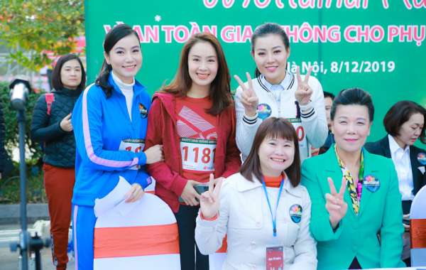 Thanh Hương, Hồng Diễm tham gia chạy để gây quỹ cho trẻ em