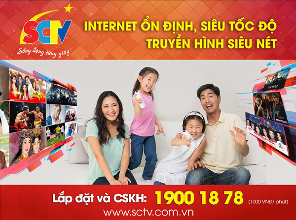 Lợi đơn lợi kép với ‘combo’ truyền hình và internet SCTV