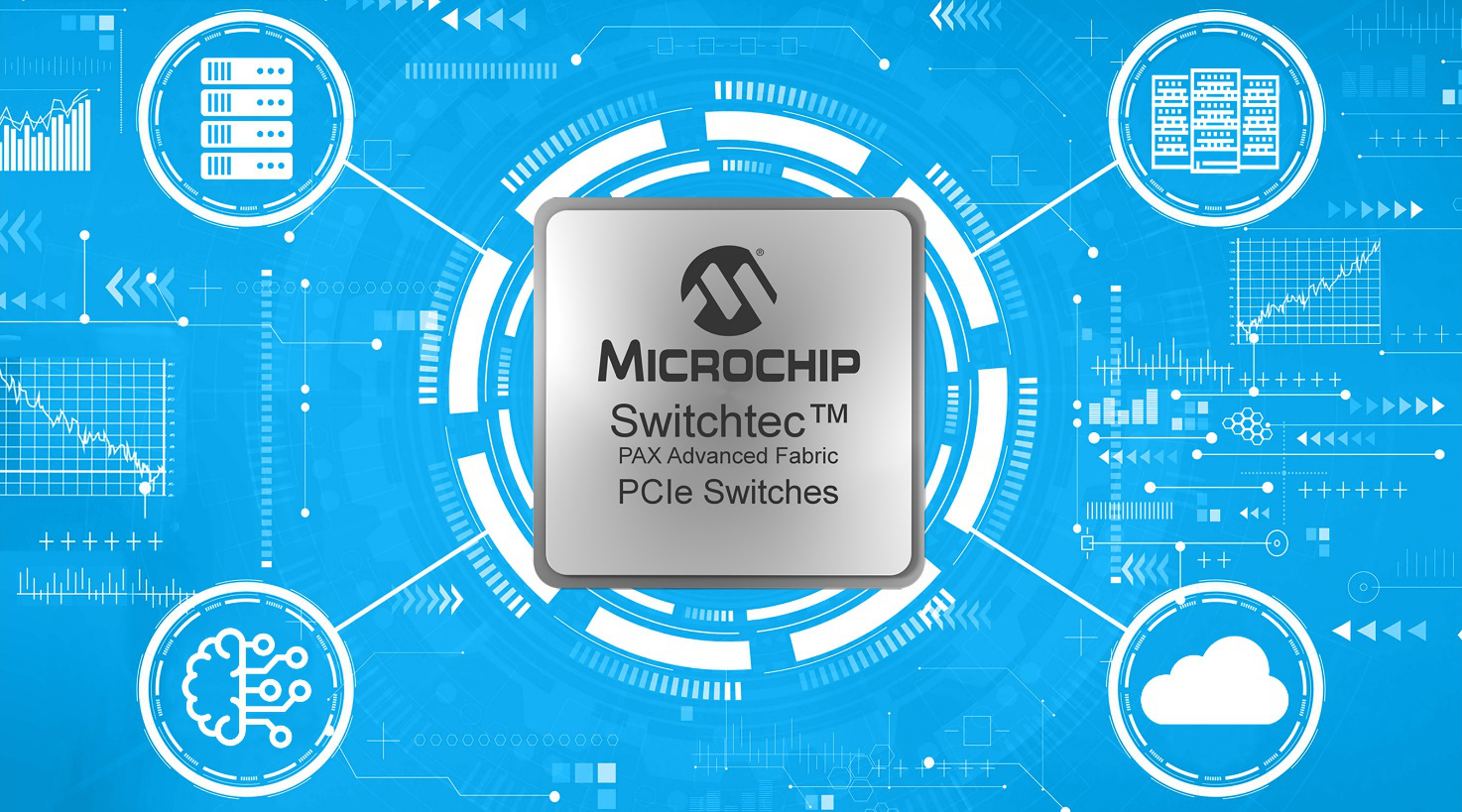Các thiết bị chuyển mạch Switchtec™ PAX Advanced Fabric Gen 4 PCIe của Microchip được phát hành để sản xuất - Ảnh 1.