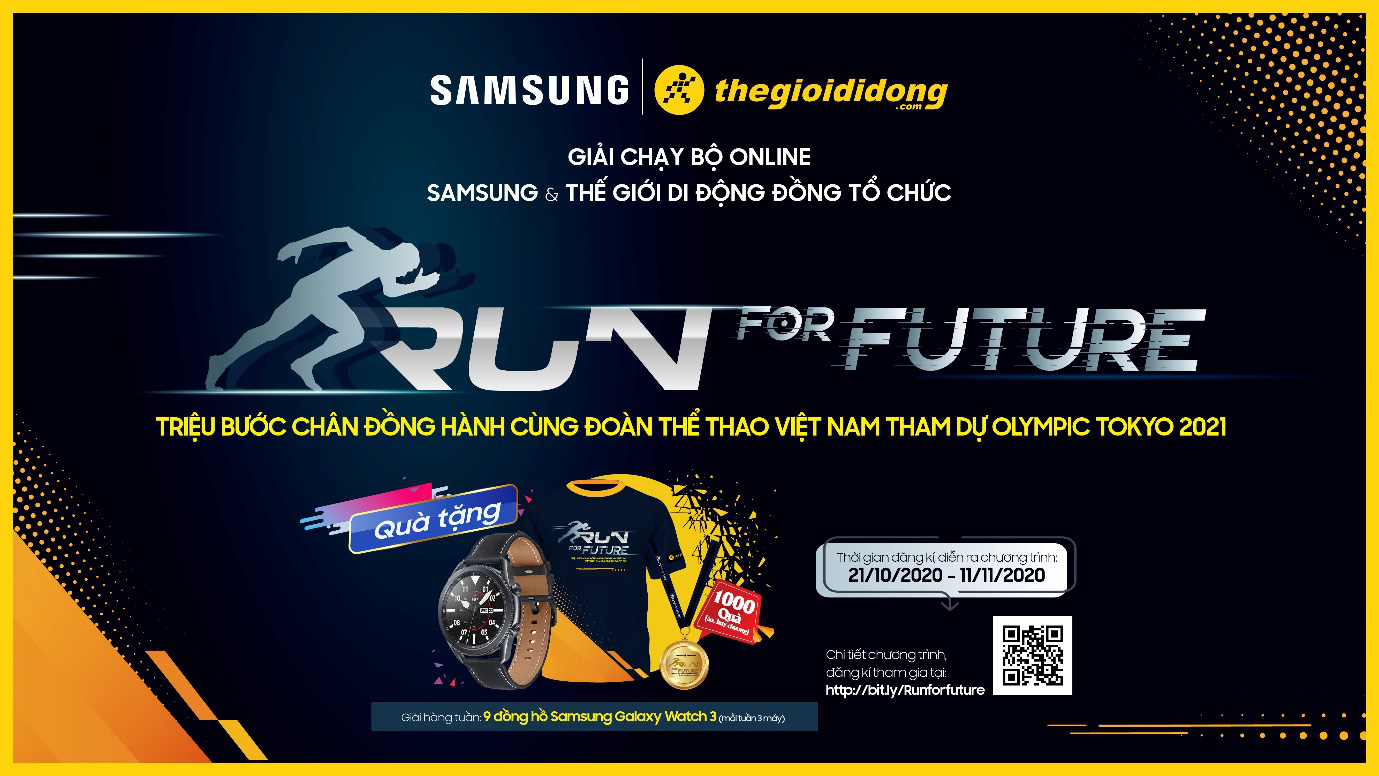 Tham gia giải chạy bộ online Run For Future cổ vũ Olympic Việt Nam cùng Thế Giới Di Động - Ảnh 1.
