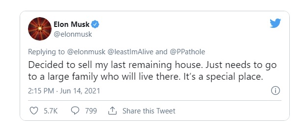 Elon Musk rao bán căn nhà cuối cùng, quyết sống đời ở thuê - Ảnh 2.
