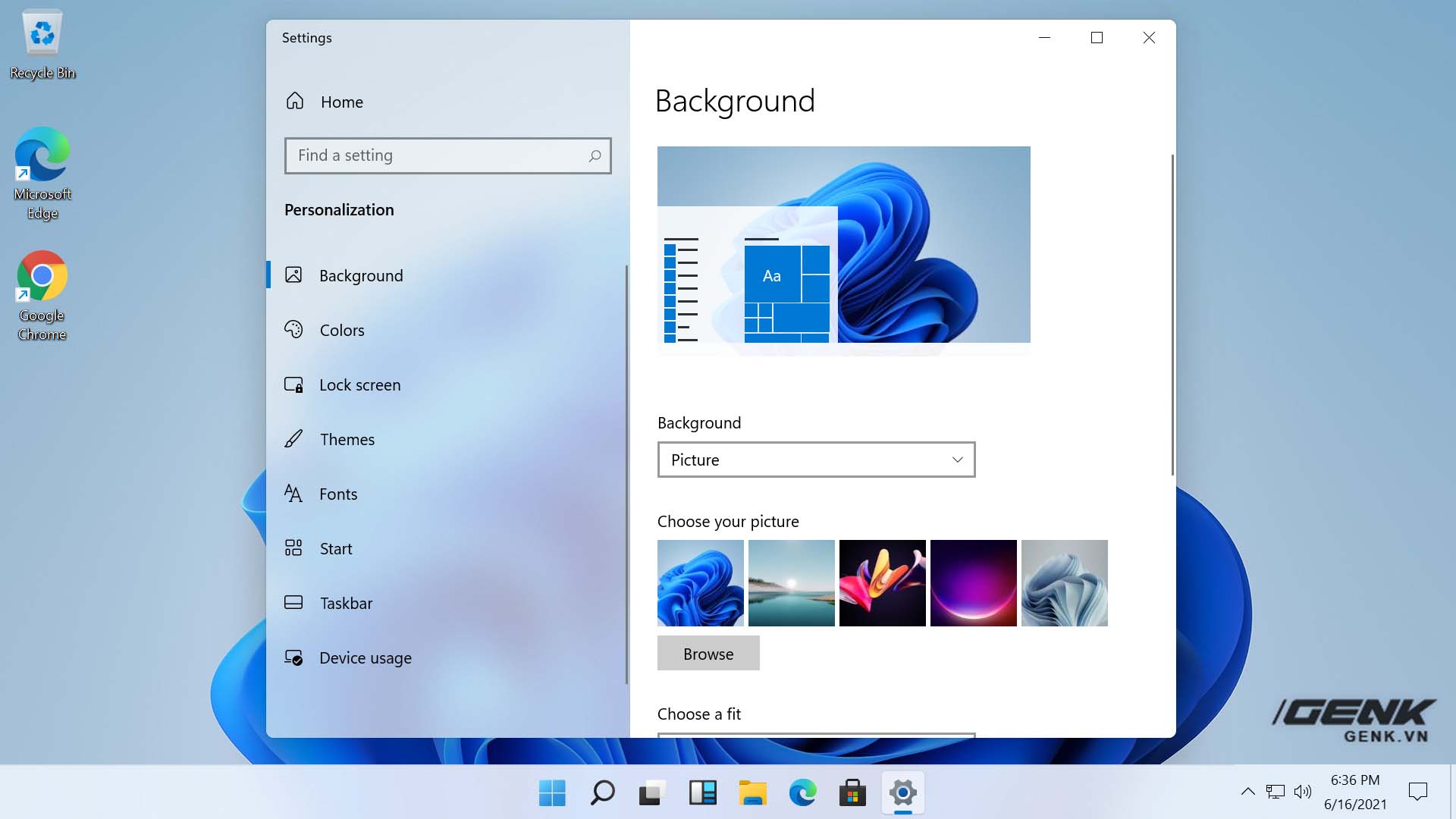 Mời tải về bộ hình nền mới cực đẹp của Windows 11 - Ảnh 1.
