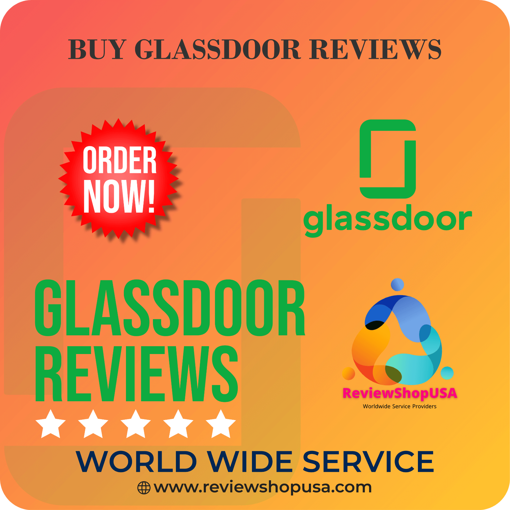 Buy Glassdoor Reviews -100% Non-Drop 5 Star Glassdoor Reviews....