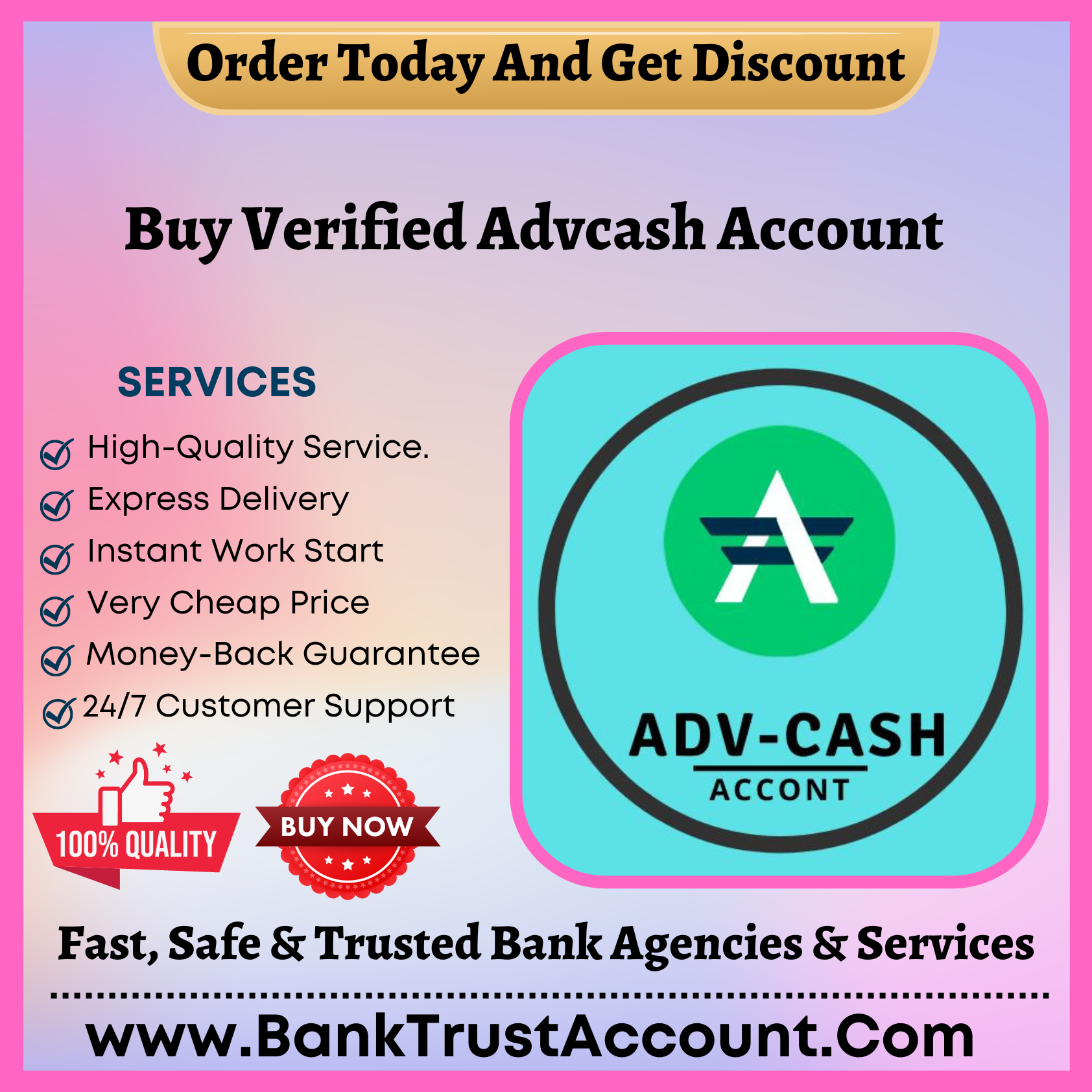 Buy Verified Advcash Account - Bank Trust Account