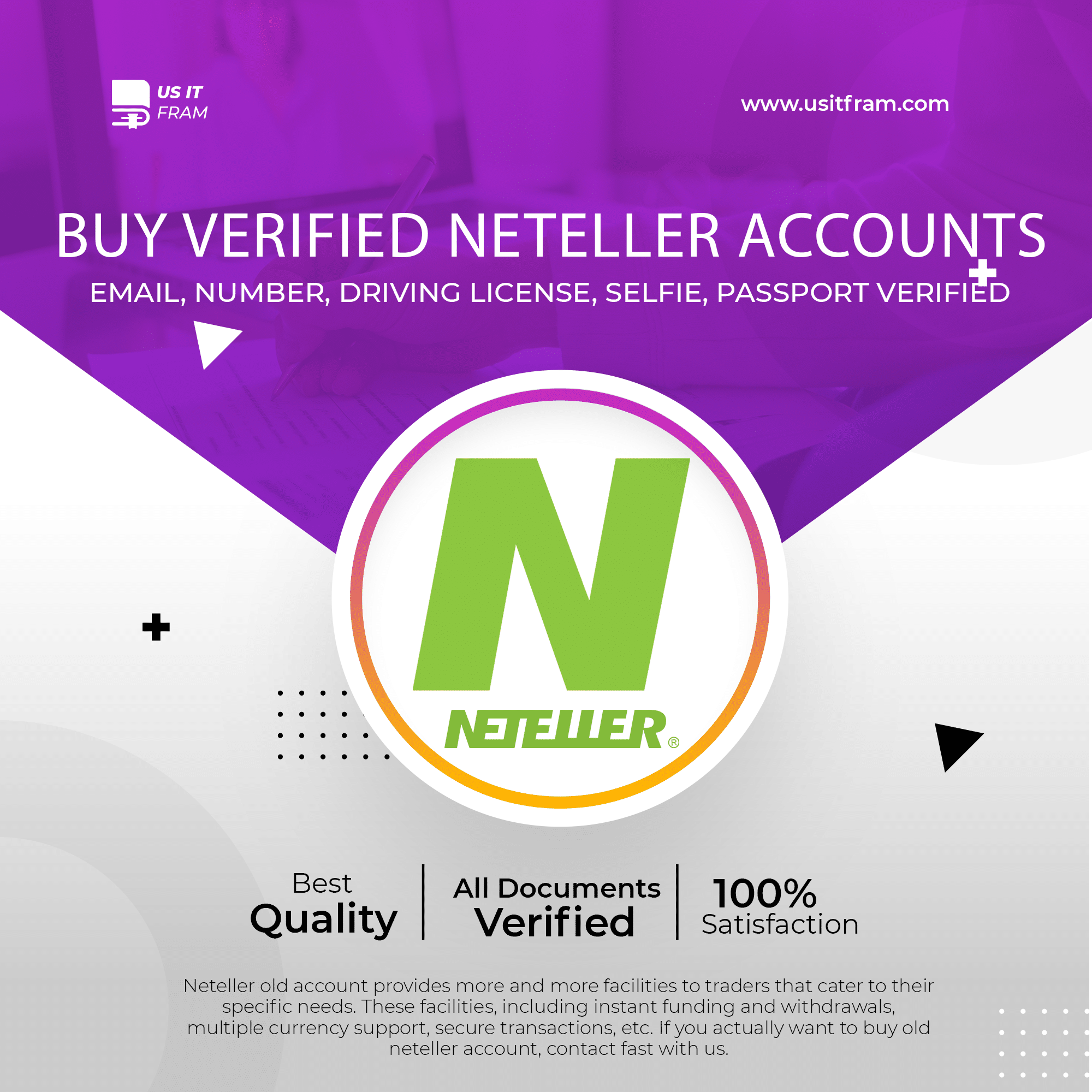 Buy Verified Neteller Accounts - 100% Safe USA, UK Account